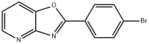 2-(4-Bromophenyl)oxazolo[4,5-b]pyridine Struktur