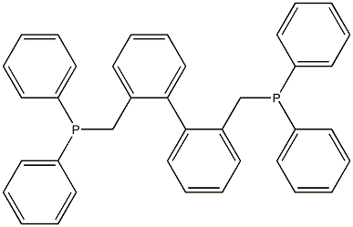 [[1,1'-Biphenyl]-2,2'-diylbis(methylene)]bis[diphenylphosphine] Struktur