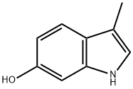 3-methyl-1H-indol-6-ol Struktur