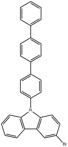 9H-Carbazole, 3-bromo-9-[1,1':4',1''-terphenyl]-4-yl- Struktur