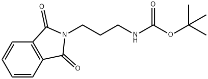 tert-butyl 3-(1,3-dioxoisoindolin-2-yl)propylcarbamate Struktur