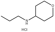 tetrahydro-N-propyl-2H-Pyran-4-amine hydrochloride Struktur