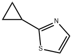 2-cyclopropylthiazole Struktur