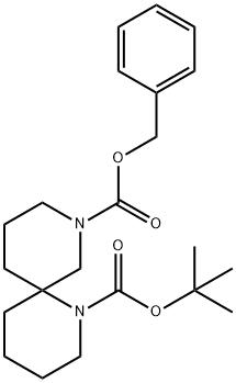 8-Benzyl 1-Tert-Butyl 1,8-Diazaspiro[5.5]Undecane-1,8-Dicarboxylate Struktur