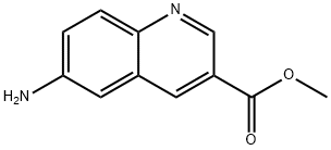 6-アミノキノリン-3-カルボン酸メチル 化學(xué)構(gòu)造式