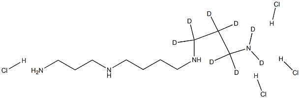 Spermine-[D8].4HCl Struktur