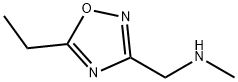 5-ethyl-N-methyl-1,2,4-Oxadiazole-3-methan amine Struktur