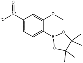 2-Methoxy-4-nitrophenylboronic acid pinacol ester Structure