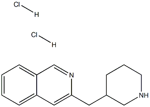 3-Piperidin-3-ylmethyl-isoquinoline dihydrochloride Struktur