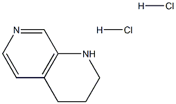 1,2,3,4-Tetrahydro-[1,7]naphthyridine dihydrochloride Struktur