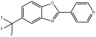 2-(Pyridin-4-yl)-5-(trifluoromethyl)benzo[d]oxazole Struktur