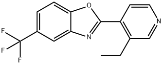 2-(3-Ethylpyridin-4-yl)-5-(trifluoromethyl)benzo[d]oxazole Struktur