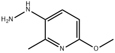 3-Hydrazinyl-6-methoxy-2-methylpyridine Struktur