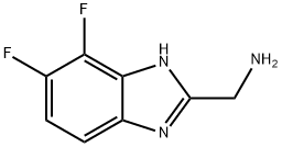 (4,5-difluoro-1H-benzo[d]imidazol-2-yl)methanamine Struktur