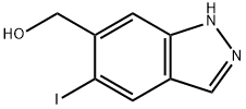 (5-iodo-1H-indazol-6-yl)methanol Struktur