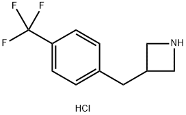 3-[[4-(TrifluoroMethyl)phenyl]Methyl]azetidine HCl Struktur