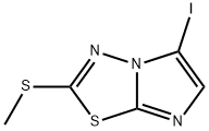 5-iodo-2-(methylthio)imidazo[2,1-b][1,3,4]thiadiazole Struktur