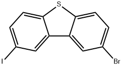 2-Bromo-8-iododibenzothiophene Struktur