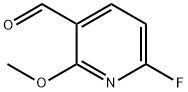 6-Fluoro-2-methoxy-3-pyridinecarboxaldehyde Struktur