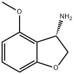 (3S)-4-METHOXY-2,3-DIHYDROBENZO[B]FURAN-3-YLAMINE Struktur