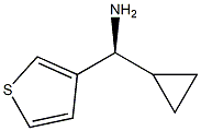 (S)-CYCLOPROPYL(THIOPHEN-3-YL)METHANAMINE Struktur