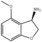 (3R)-4-METHOXY-2,3-DIHYDROBENZO[B]FURAN-3-YLAMINE Struktur