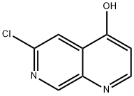 6-chloro-1,7-Naphthyridin-4-ol Struktur