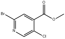 methyl 2-bromo-5-chloroisonicotinate Struktur