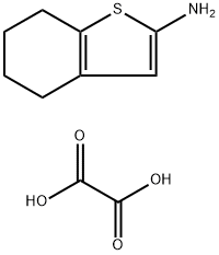 4,5,6,7-Tetrahydrobenzo[b]thiophen-2-amine oxalate Struktur