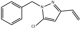 1-Benzyl-5-chloro-3-vinyl-1H-pyrazole Struktur