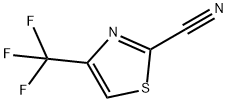 4-(Trifluoromethyl)thiazole-2-carbonitrile Struktur