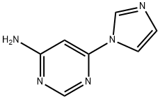 6-(1H-imidazol-1-yl)pyrimidin-4-amine Struktur