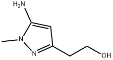 5-amino-1-methyl-1H-Pyrazole-3-ethanol Struktur