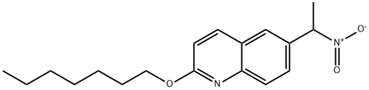 2-(heptyloxy)-6-(1-nitroethyl)quinoline Struktur