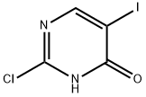 2-chloro-5-iodo-4(3H)-Pyrimidinone Struktur