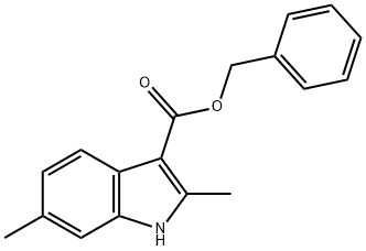 benzyl 2,6-Dimethylindole-3-carboxylate Struktur