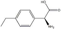 (2S)-2-AMINO-2-(4-ETHYLPHENYL)ACETIC ACID Struktur