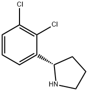 (2S)-2-(2,3-DICHLOROPHENYL)PYRROLIDINE Struktur