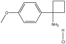 1-(4-甲氧基苯基)環(huán)丁烷胺, 1228879-06-8, 結構式