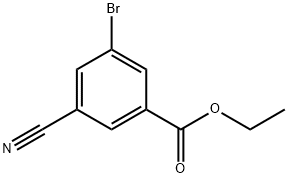 Ethyl 3-bromo-5-cyanobenzoate Struktur