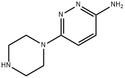 6-(1-piperazinyl)-3-Pyridazinamine Struktur