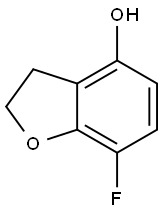 7-Fluoro-2,3-dihydro-benzofuran-4-ol Struktur