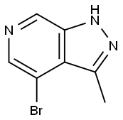 4-bromo-3-methyl-1H-pyrazolo[3,4-c]pyridine Struktur