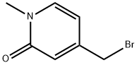 4-(bromomethyl)-1-methyl-2(1H)-Pyridinone Struktur