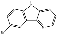 8-Bromo-5H-pyrido[3,2-b]indole Struktur