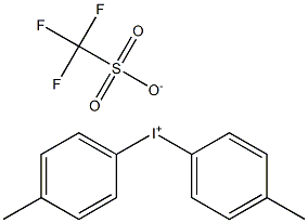 Di(p-tolyl)iodonium triflate Struktur