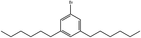 1-Bromo-3,5-dihexylbenzene Struktur