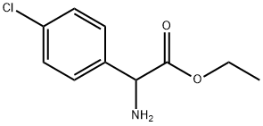 ETHYL 2-AMINO-2-(4-CHLOROPHENYL)ACETATE Struktur