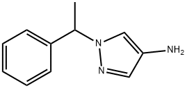 1-(1-phenylethyl)-1H-pyrazol-4-amine Struktur