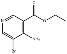 4-アミノ-5-ブロモニコチン酸エチル 化學(xué)構(gòu)造式